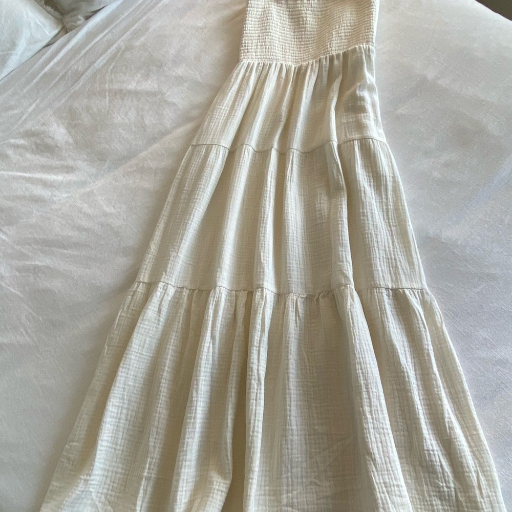 NWT Marine Layer Cream Maxi Dress